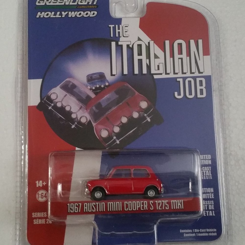 Greenlight 1:64 The Italian Job 1967 Austin Mini Cooper S 1275 MKI Red